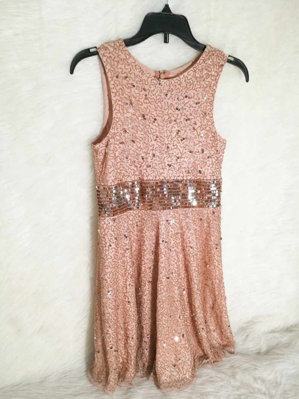 2019 ashley lauren rose gold dress 12